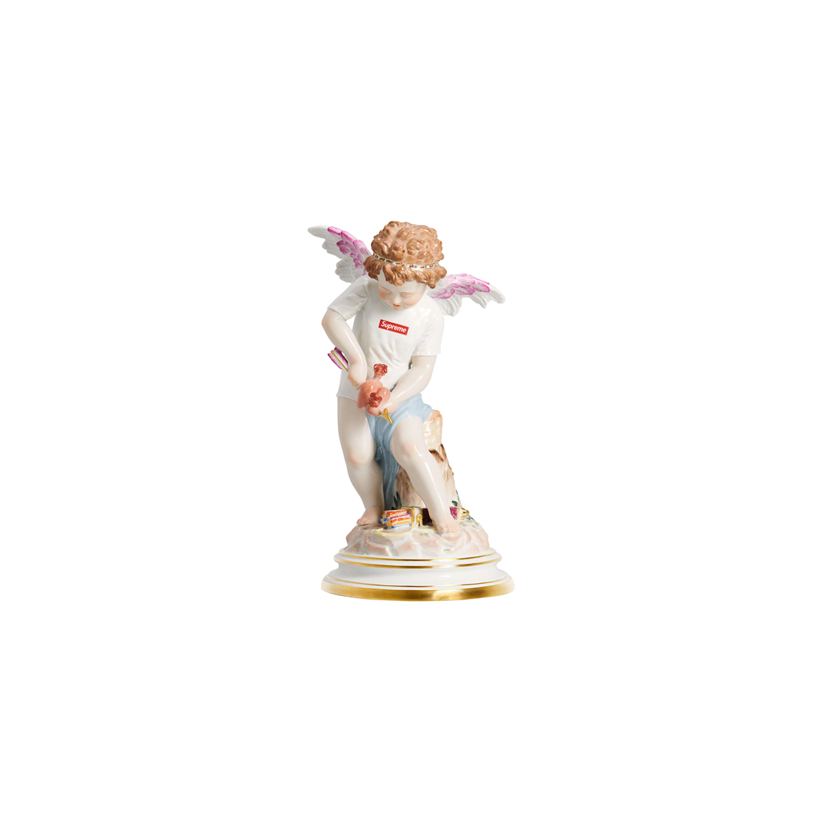 Supreme Meissen Hand Painted Porcelain Cupid Figurine (SS19) White  sneaker – authenticated on KLEKT