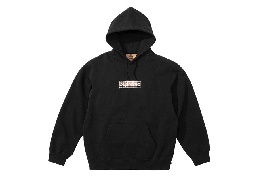 Supreme x Burberry® Box Logo Hooded Sweatshirt Black (SS22) BLACK sneaker – authenticated on KLEKT