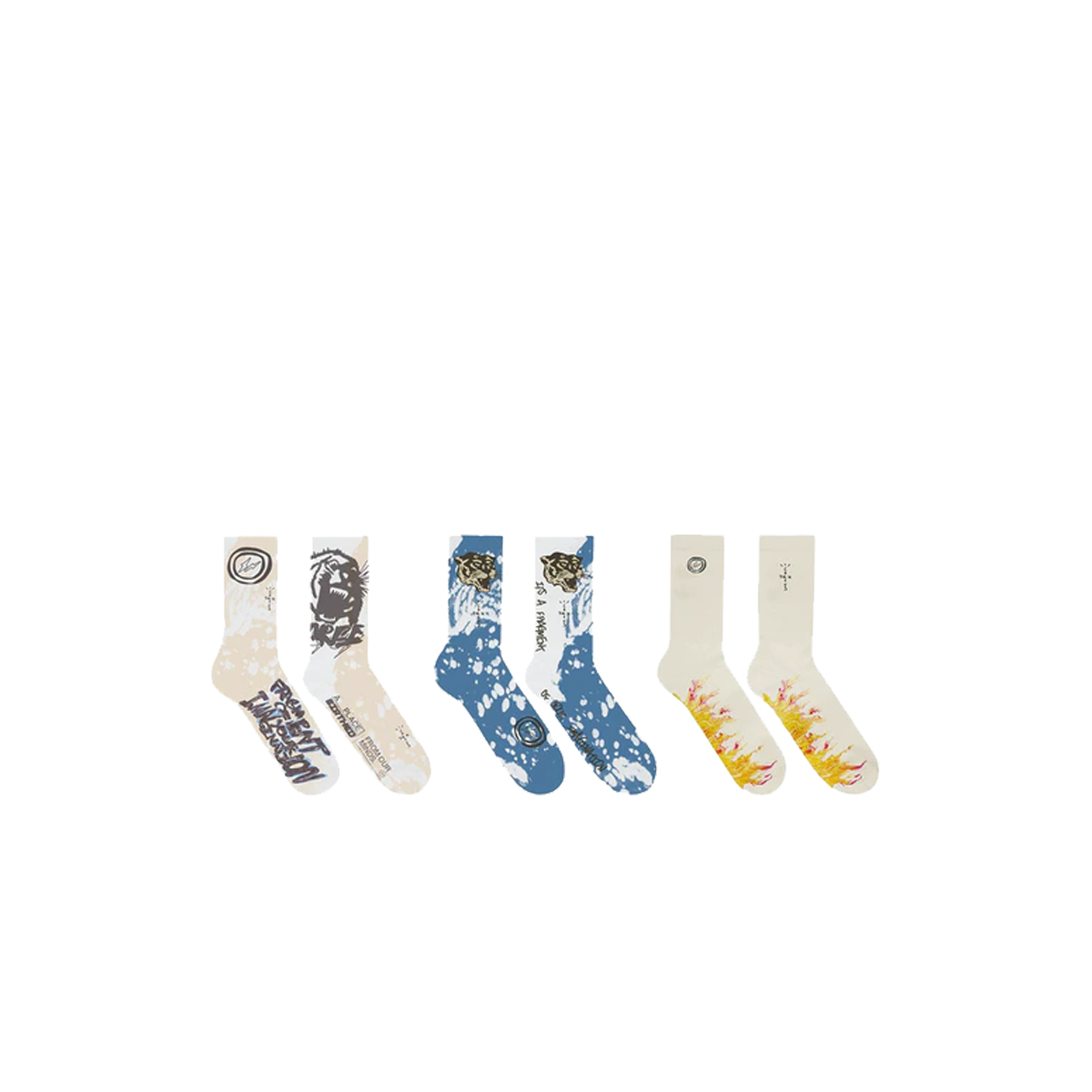 Travis Scott Cactus Jack For Fragment Socks (3 Pack) Multi (SS21) MULTI sneaker – authenticated on KLEKT