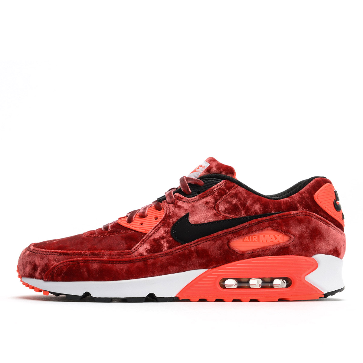 Nike Air Max 90 Red Velvet sneaker – authenticated on KLEKT