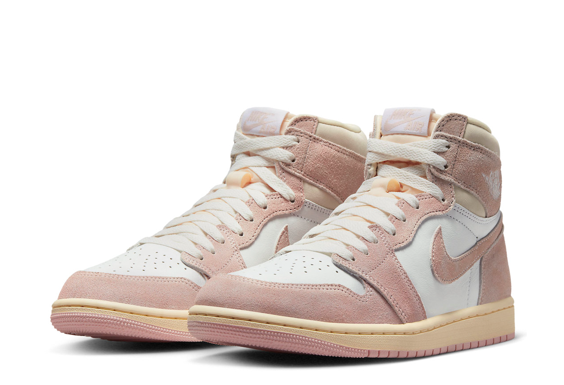 Air Jordan 1 High OG WMNS 'Washed Pink' (2023) Atmosphere/White-Muslin-Sail sneaker – authenticated on KLEKT