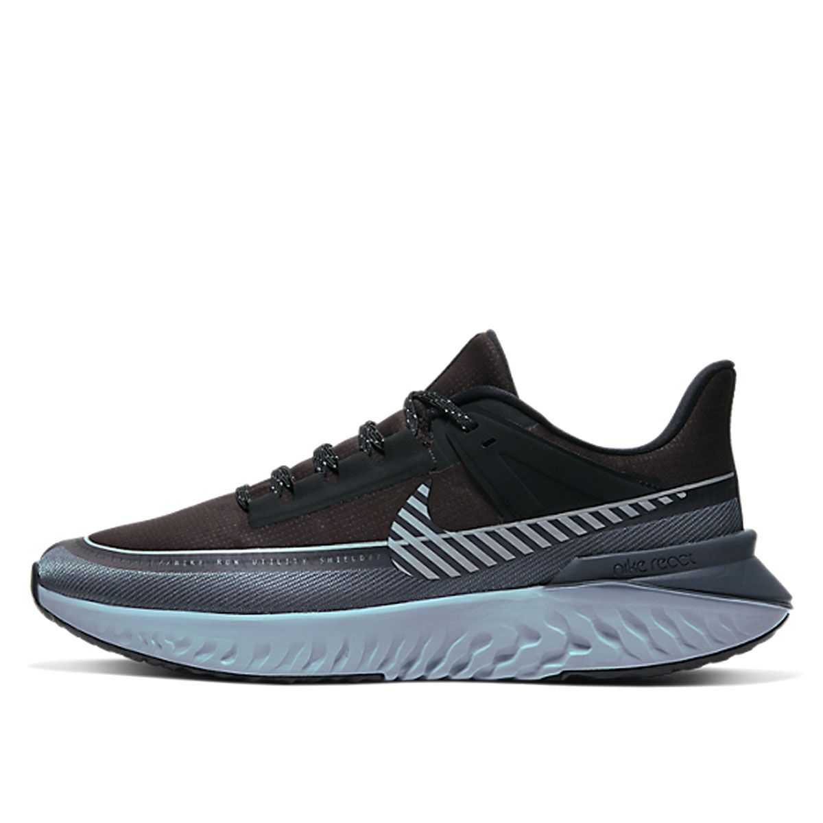 Nike Legend React 2 Shield Reflective Silver sneaker – authenticated on KLEKT