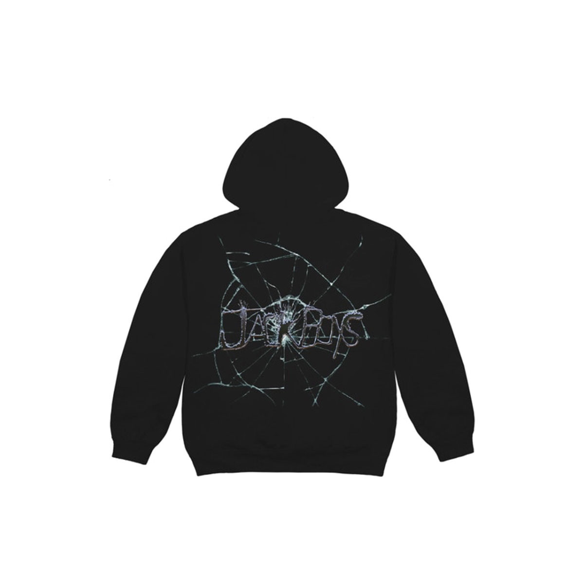Travis Scott Cracked JACKBOYS Hooded Sweatshirt Black (2019) Black sneaker – authenticated on KLEKT