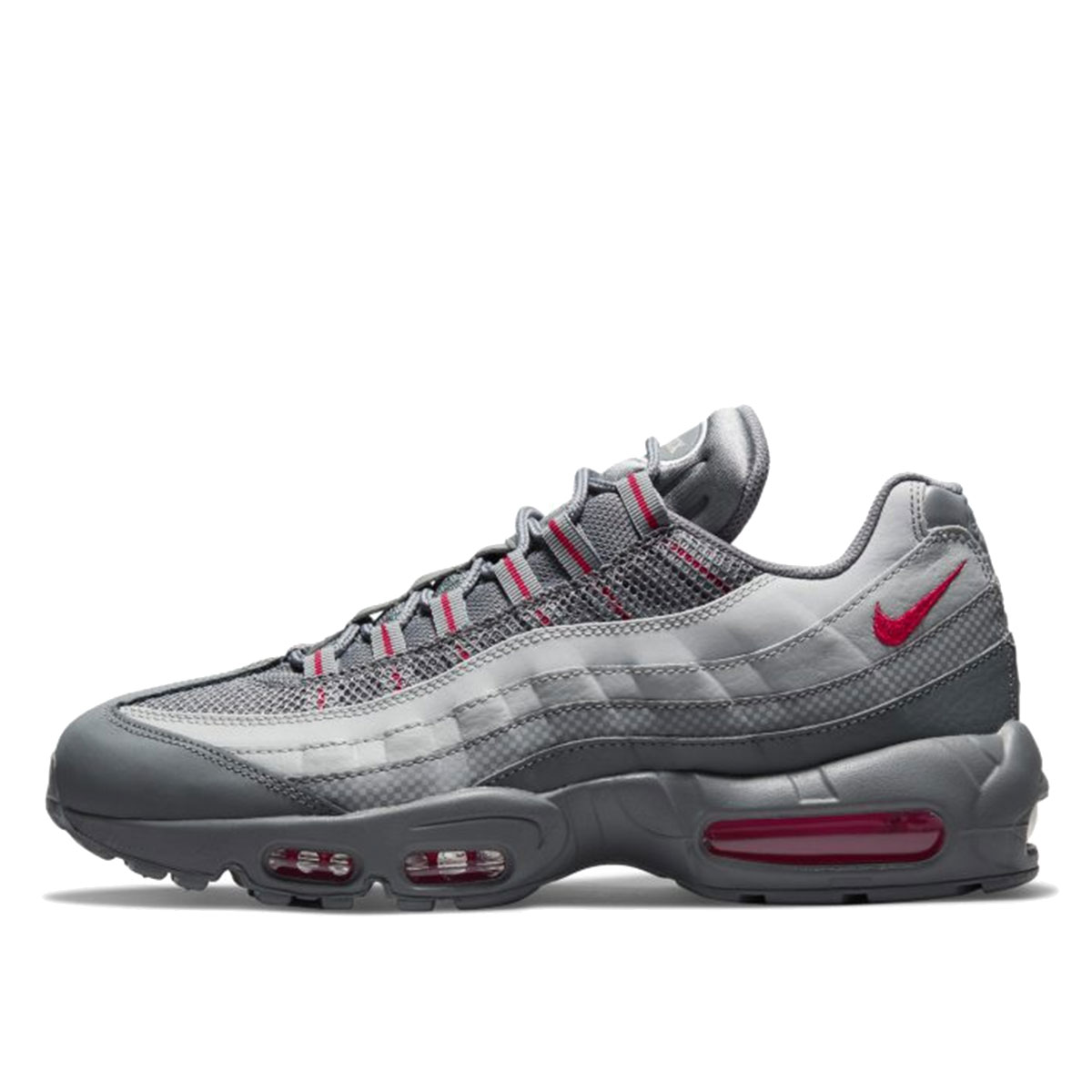 Nike Air Max 95 Grey Red (2021) sneaker – authenticated on KLEKT