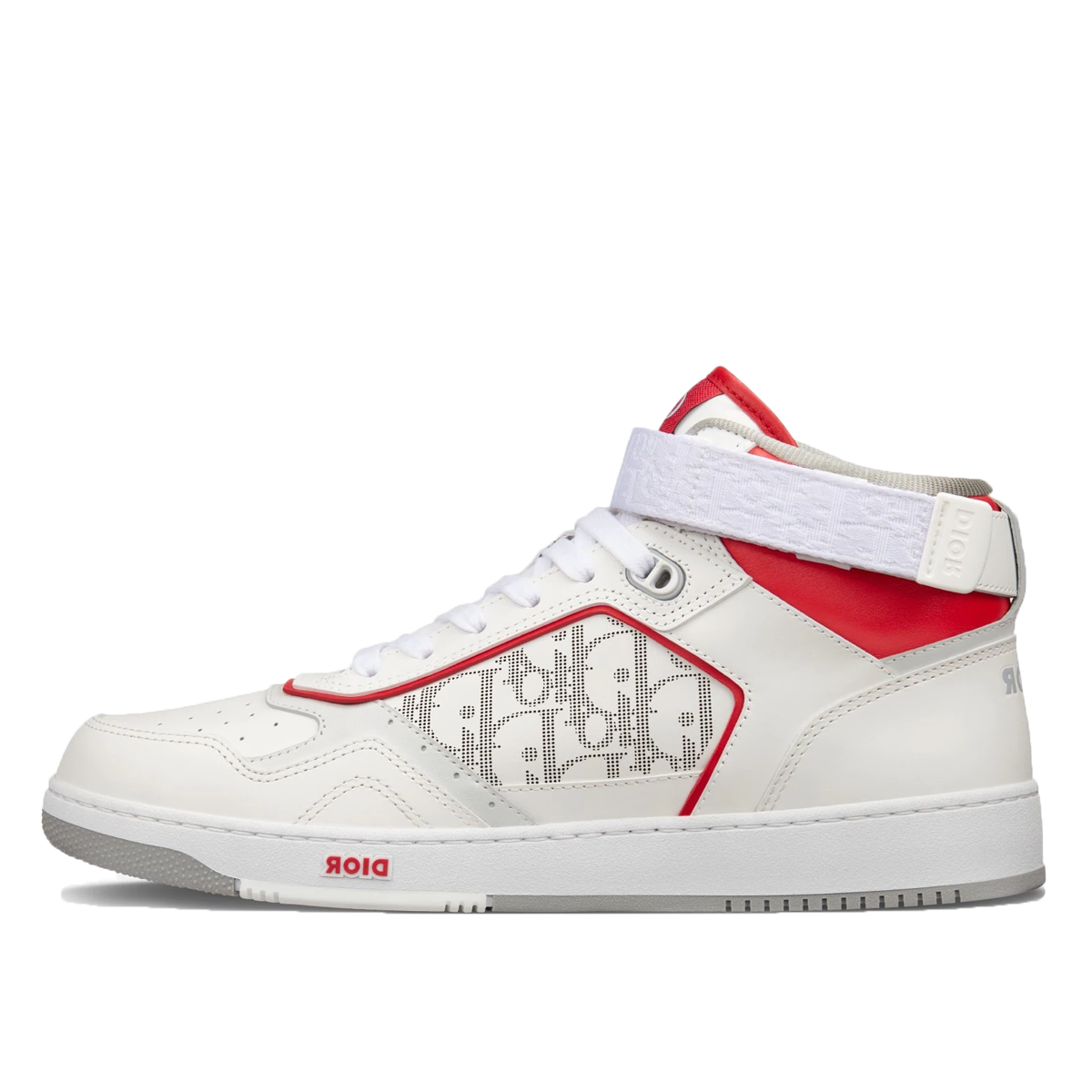 Luxury B27 High White Red WHITE/RED sneaker – authenticated on KLEKT