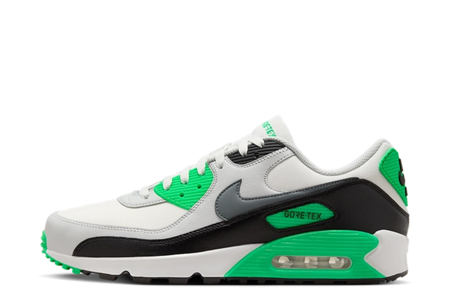 Nike Air Max 90 Gore-Tex 'Lucky Green' (2024) Summit White/Cool Grey/Lucky Green sneaker – authenticated on KLEKT
