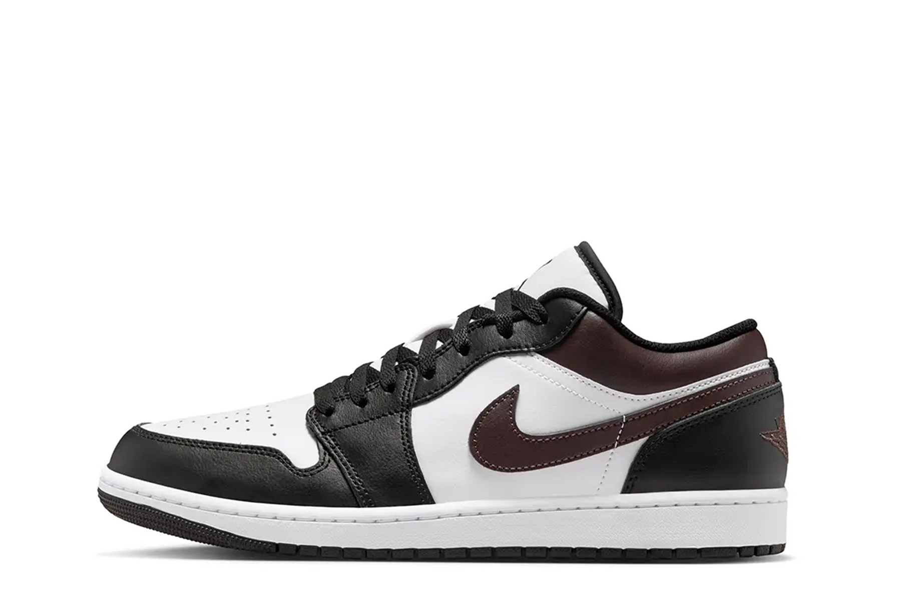 Air Jordan 1 Low 'White Black Brown' (2025) BLACK sneaker – authenticated on KLEKT