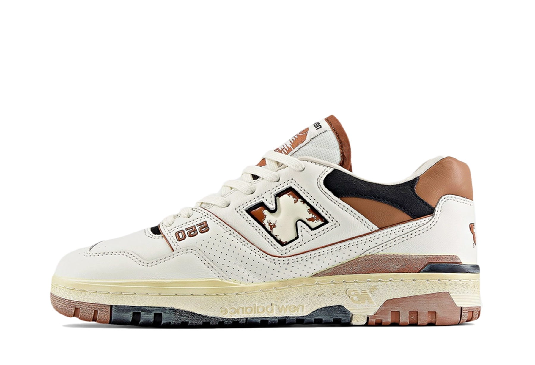 New Balance 550 Vintage 'Brown' (2024) White/Brown sneaker – authenticated on KLEKT