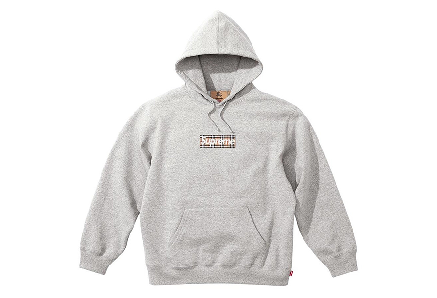 Supreme x Burberry® Box Logo Hooded Sweatshirt Grey (SS22) GREY sneaker – authenticated on KLEKT