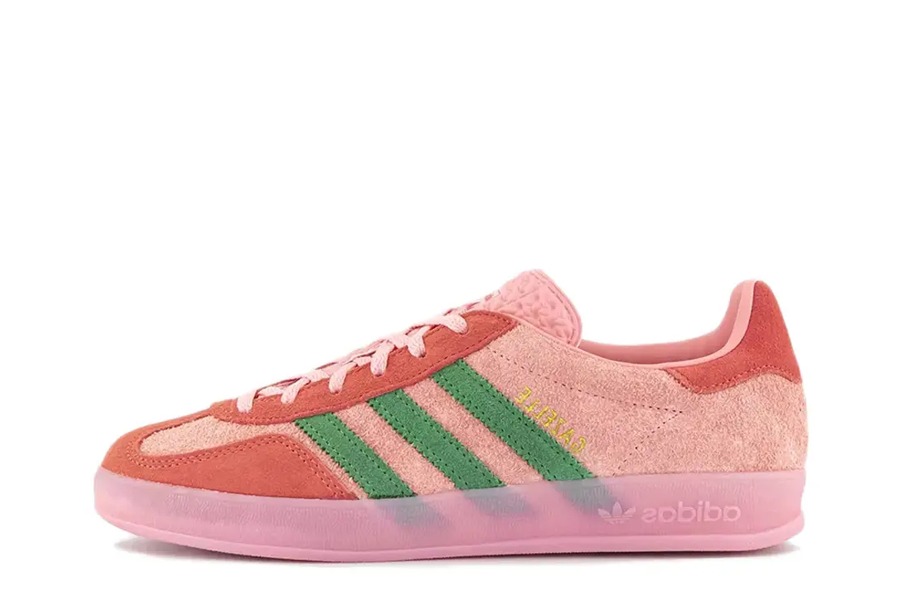 Adidas Gazelle Indoor WMNS 'Semi Pink Green' (2024) PINK/GREEN sneaker – authenticated on KLEKT