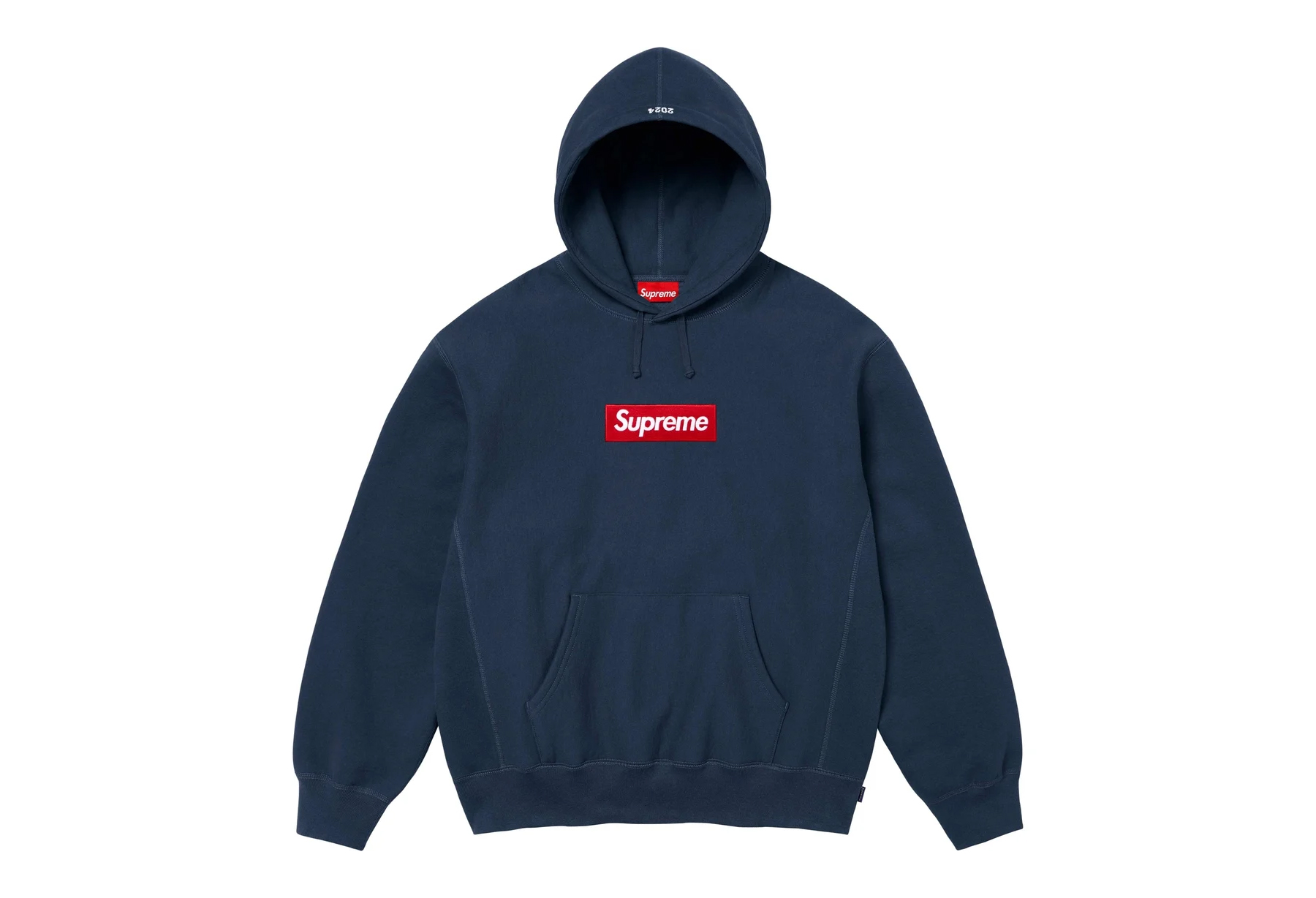 Supreme Box Logo Hooded Sweatshirt 'Navy' (FW24) NAVY sneaker – authenticated on KLEKT