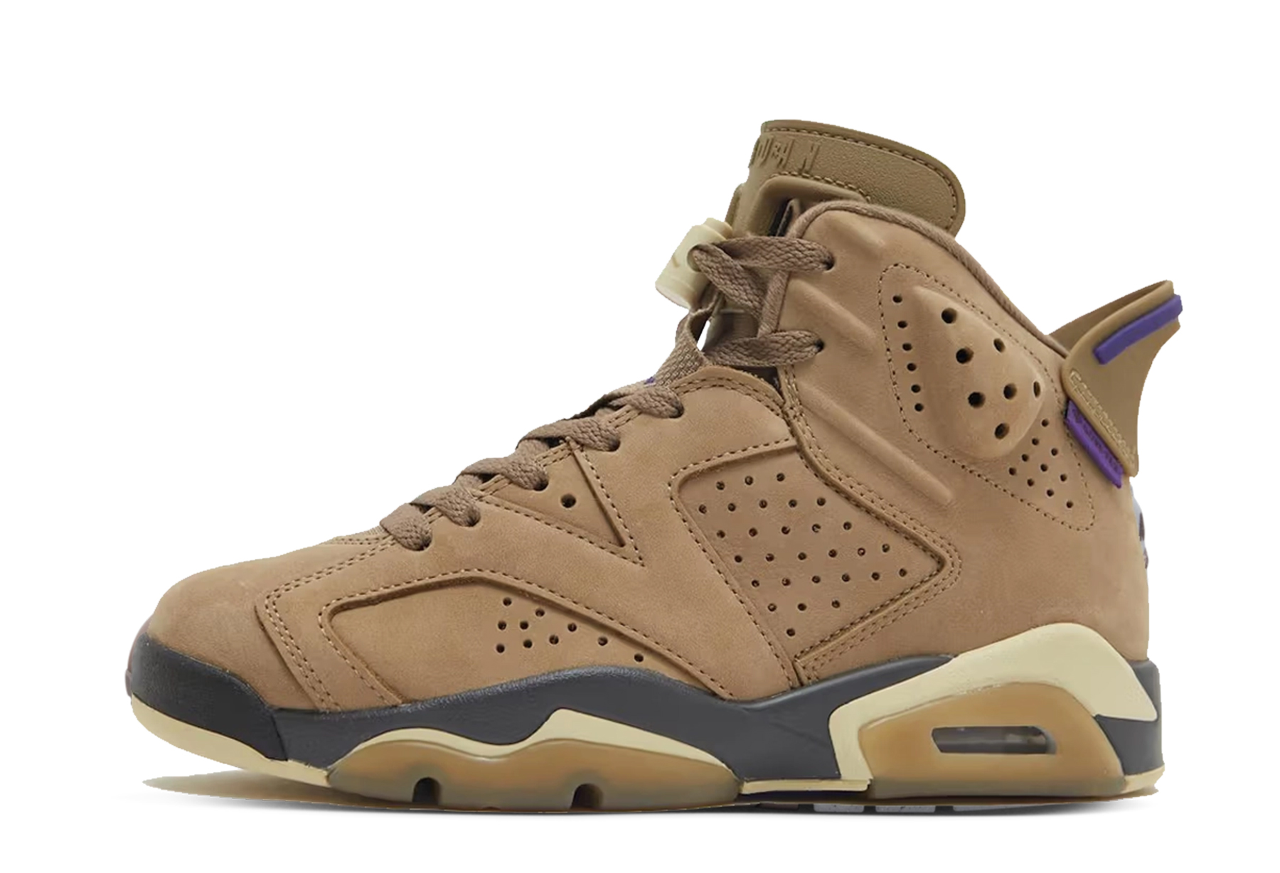 Air Jordan 6 Gore-Tex WMNS 'Brown Kelp' (2023) Brown Kelp/Team Gold/Shadow Brown/Court Purple sneaker – authenticated on KLEKT