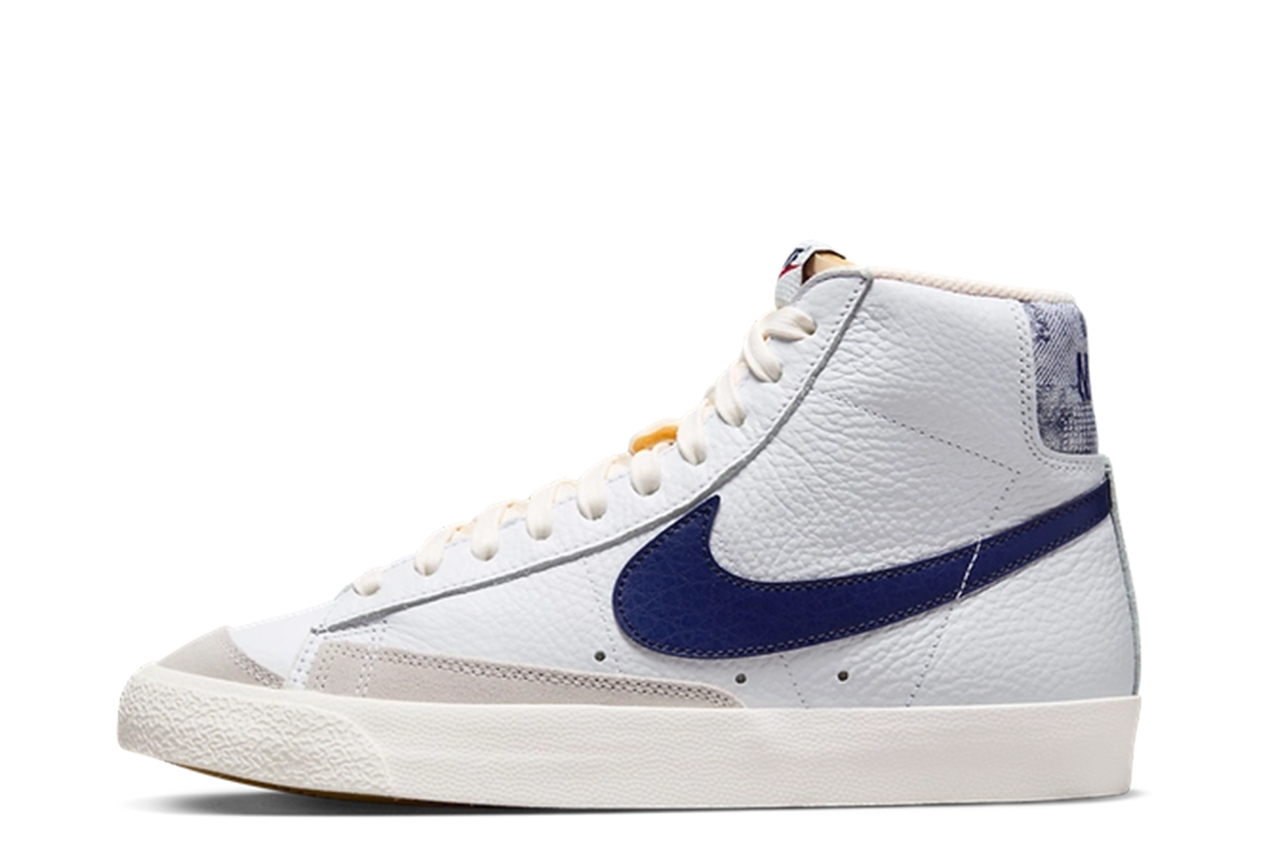 Nike Blazer Mid '77 'Washed Denim' (2023) White/Midnight Navy/Sail sneaker – authenticated on KLEKT