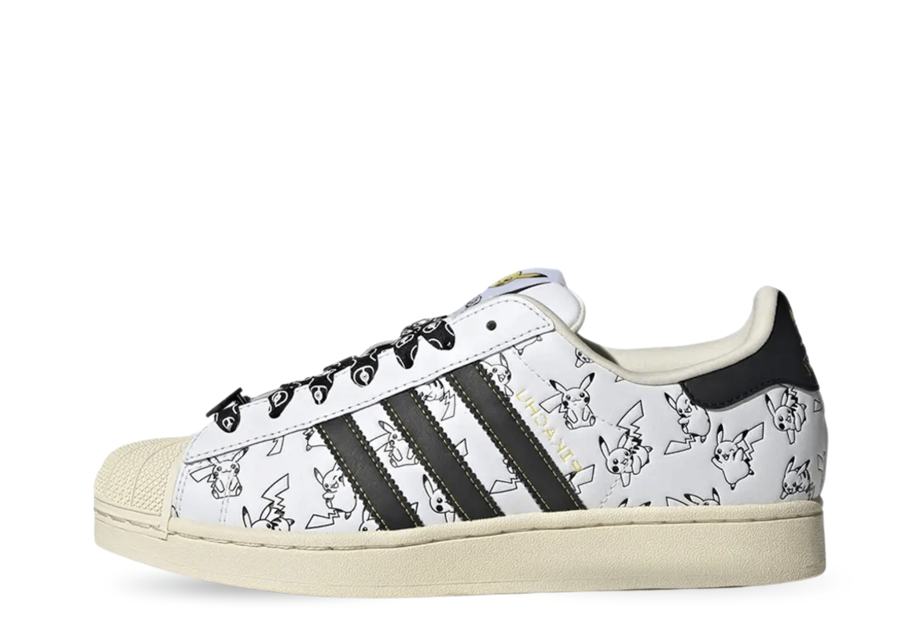 Adidas x Pokémon Superstar 'Pikachu White Black' (20260 FOOTWEAR WHITE/CORE BLACK/GOLD METALLIC sneaker – authenticated on KLEKT