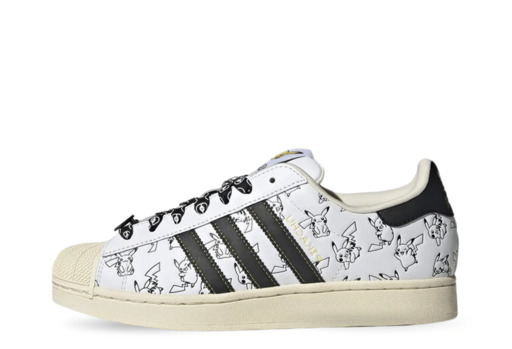 adidas x Pokémon Superstar 'Pikachu White Black' (20260 – authenticated on KLEKT
