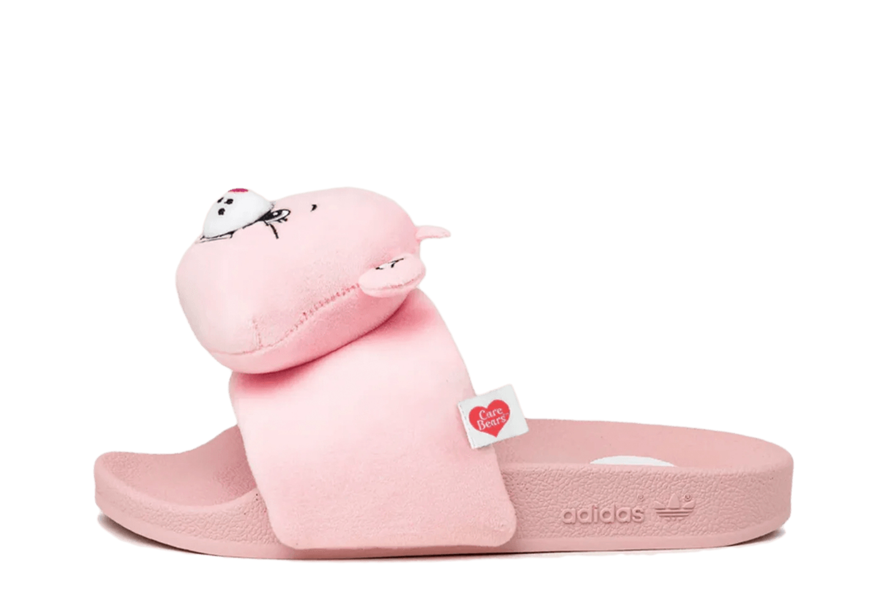 Adidas x Care Bears Adilette 'Clear Pink' (2026) Clear Pink / Footwear White / Lucid Pink sneaker – authenticated on KLEKT