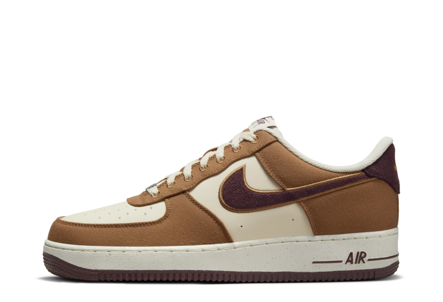 Nike Air Force 1 '07 'British Tan' (2024) British Tan/Burgundy Crush sneaker – authenticated on KLEKT