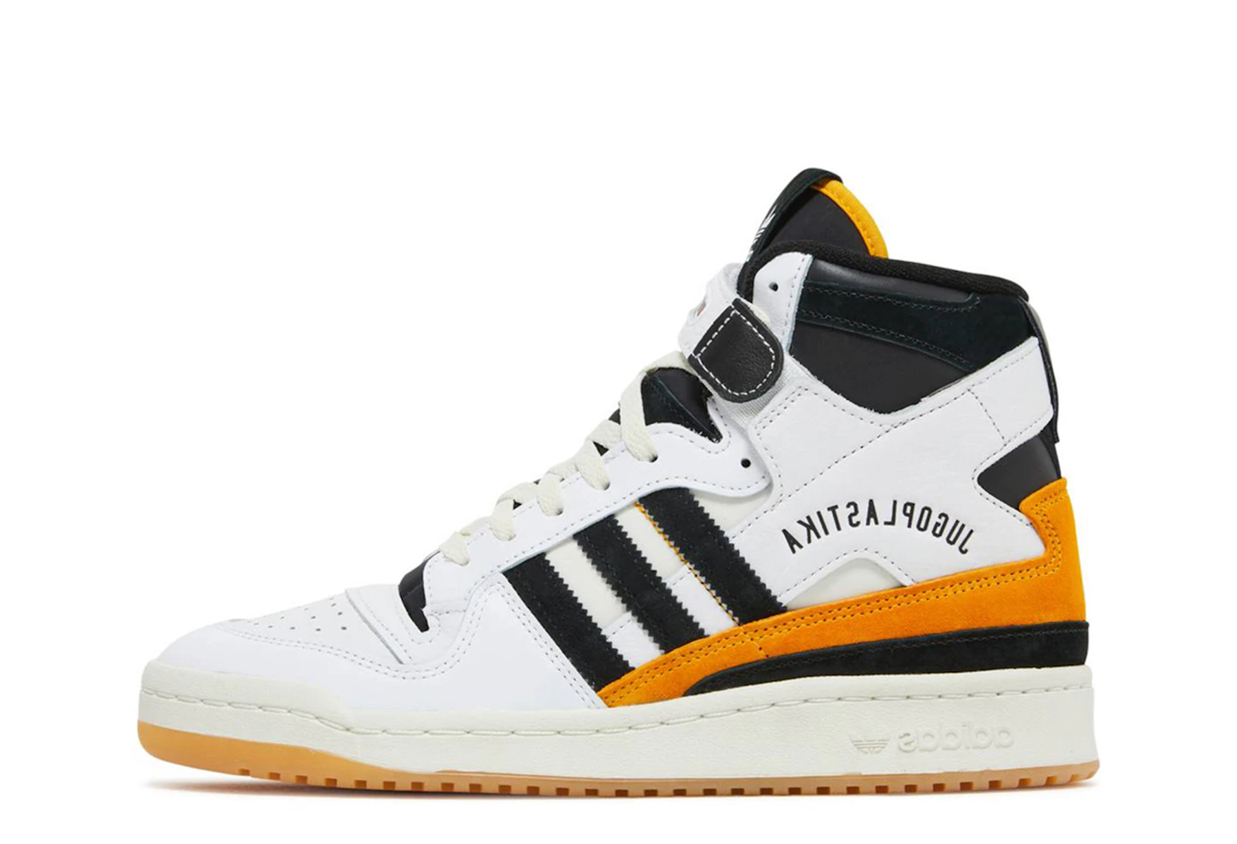 Adidas x BSTN Forum 84 High Jugoplastika (2022) Cloud White / Core Black / Team College Gold sneaker – authenticated on KLEKT