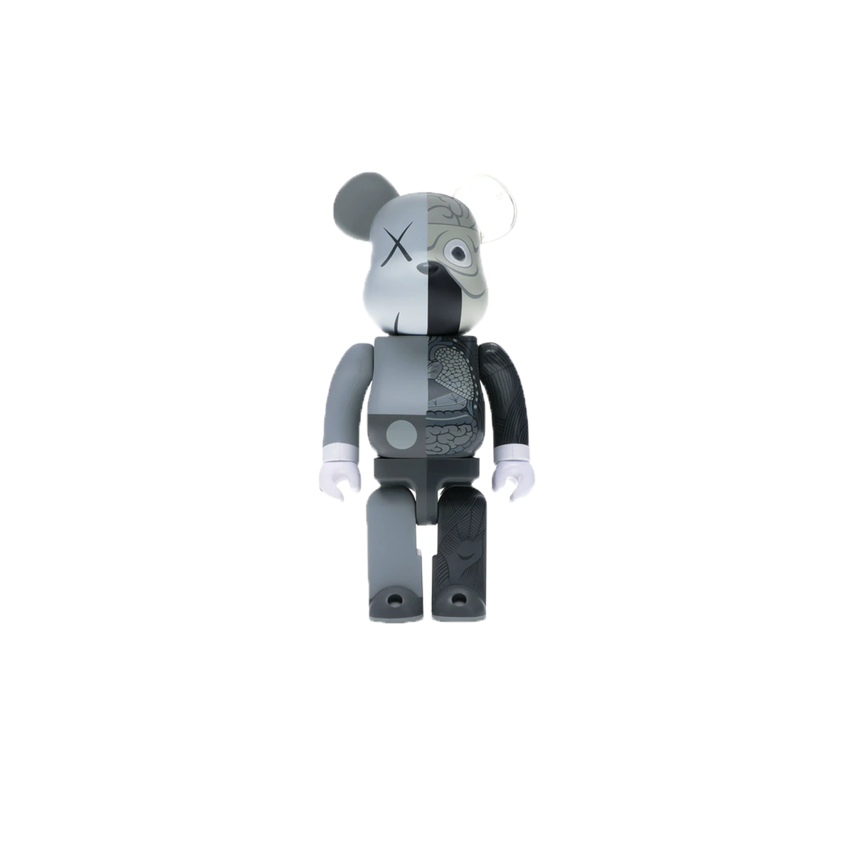 Kaws x Bearbrick Dissected 400% Grey (2010) GREY sneaker – authenticated on KLEKT