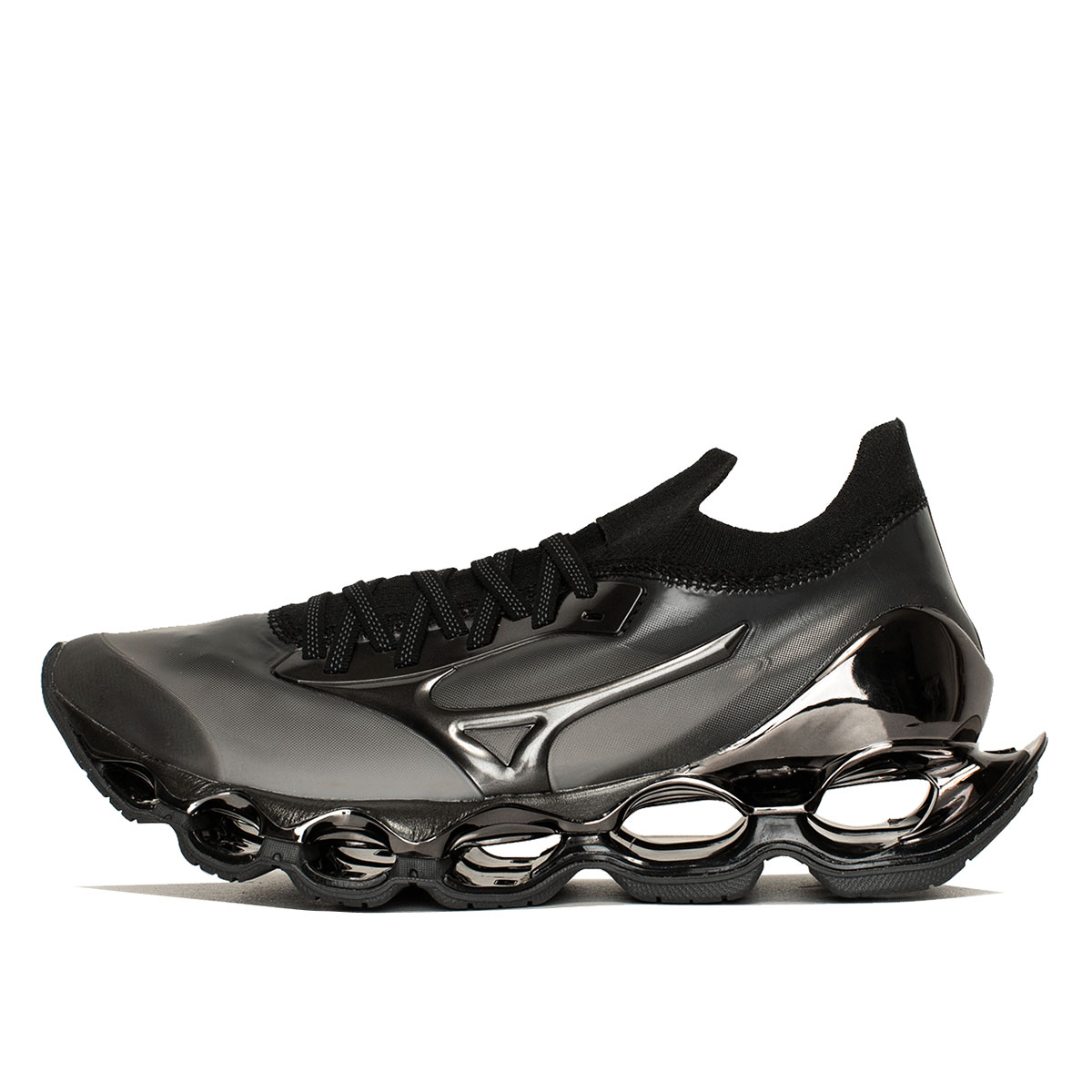 Mizuno Wave Prophecy Hajime Sorayama Dark Metalic (2021) BLACK/METALIC/SILVER sneaker – authenticated on KLEKT