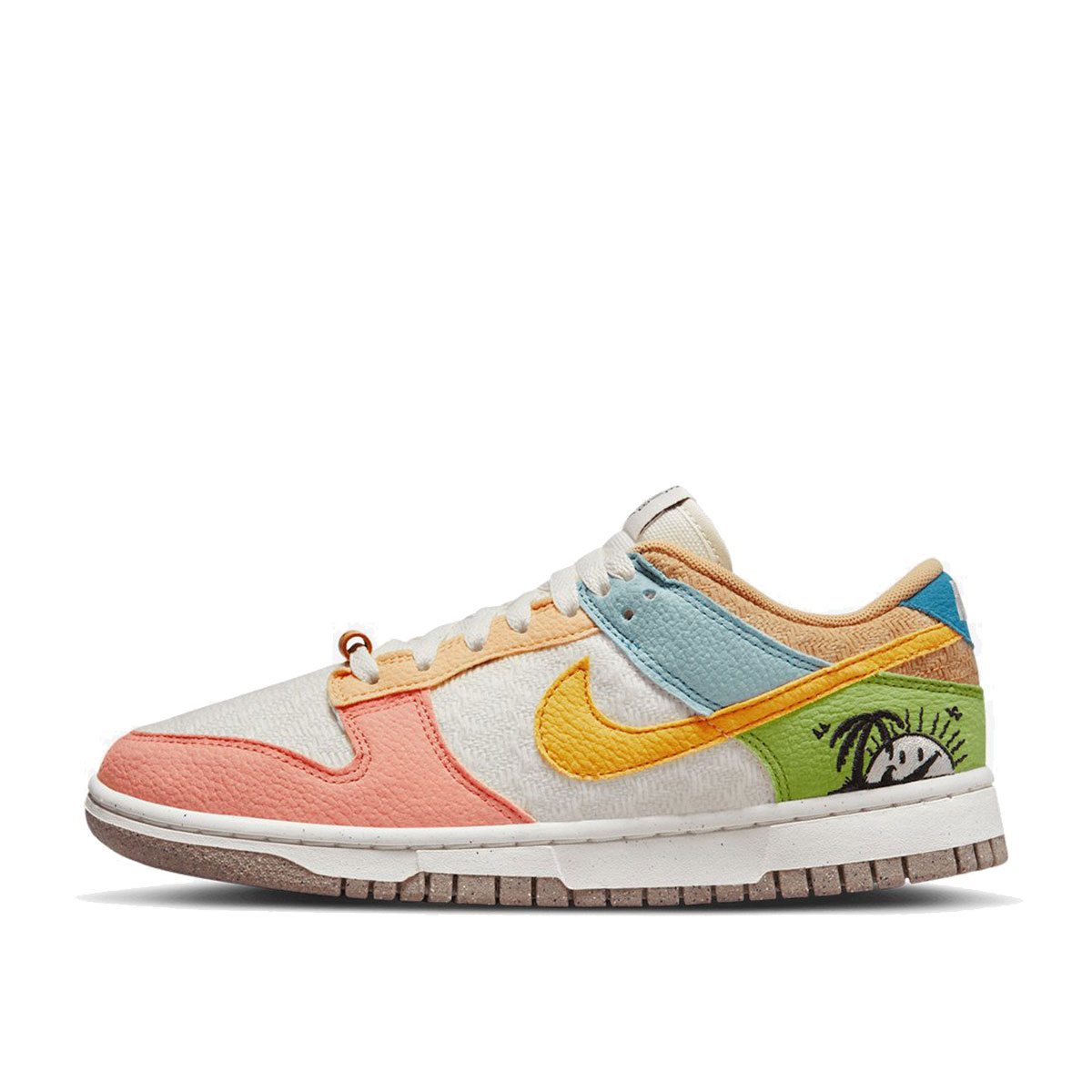 Nike WMNS Dunk Low Retro Sun Club Multi (2022) SAIL/SANDED GOLD-LIGHT MADDER ROOT sneaker – authenticated on KLEKT