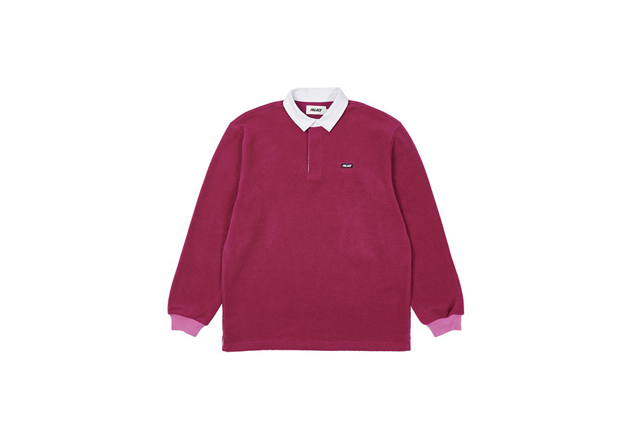 Palace Fleece Rugby Crimson Pink (FW21) PINK sneaker – authenticated on KLEKT