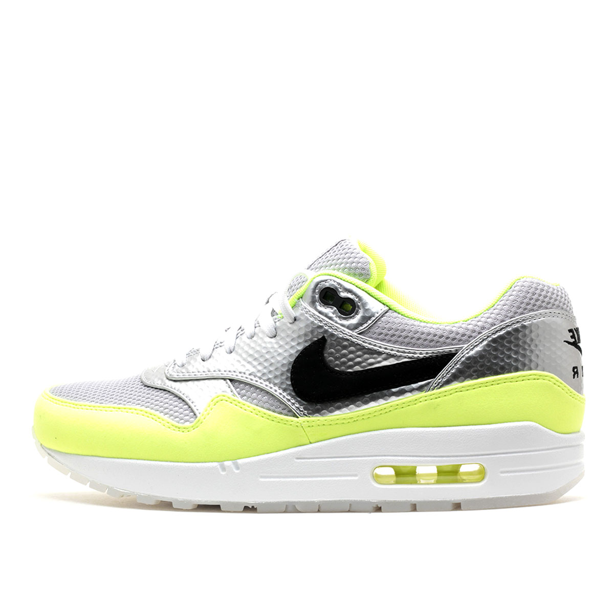 Nike Air Max 1 FB 'Mercurial Pack' Silver Volt (2014) sneaker – authenticated on KLEKT