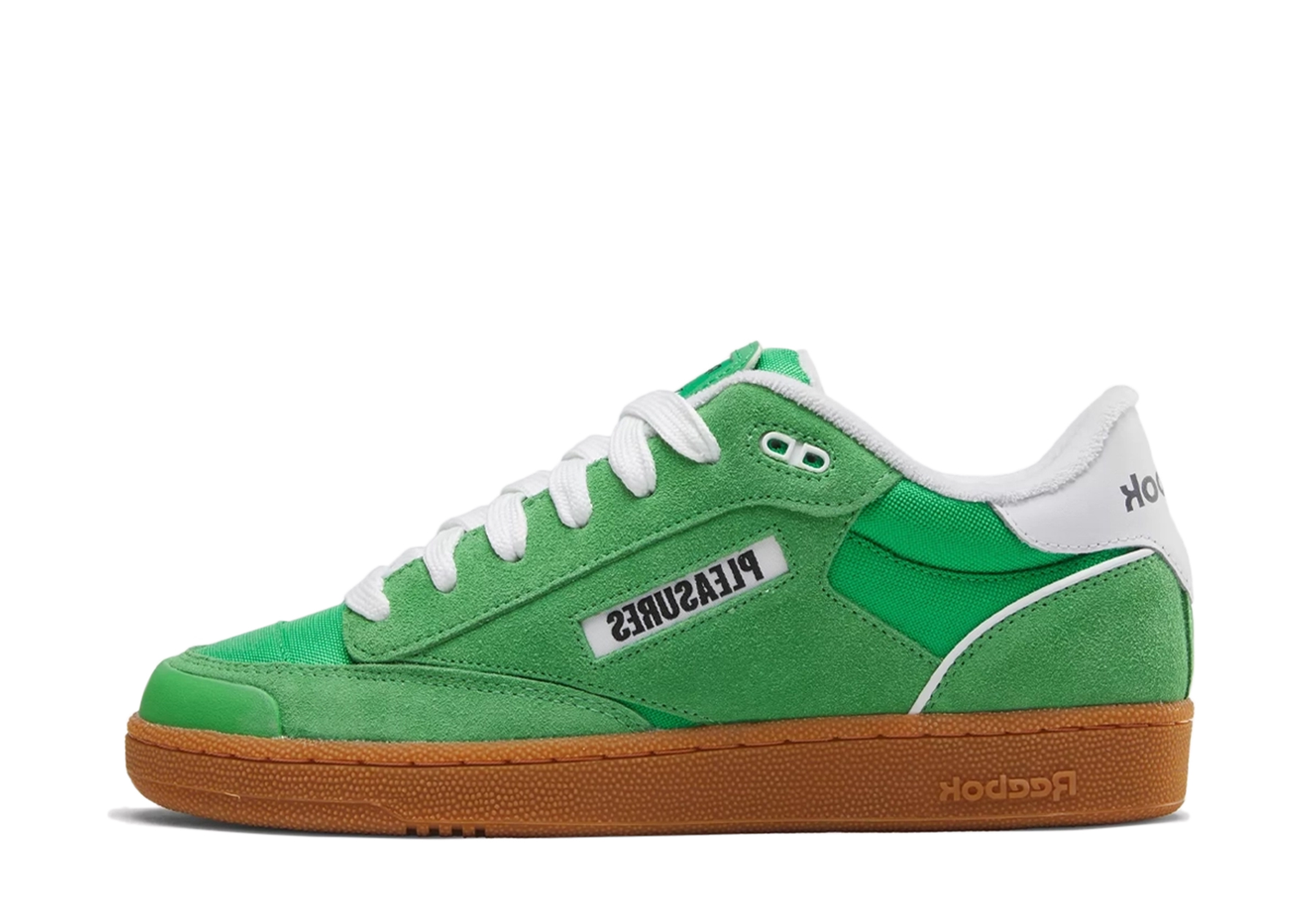 Reebok x Pleasures Club C Bulc 'Sport Green' (2024) Sport Green/Raw Green/White/Reebok Rubber Gum sneaker – authenticated on KLEKT