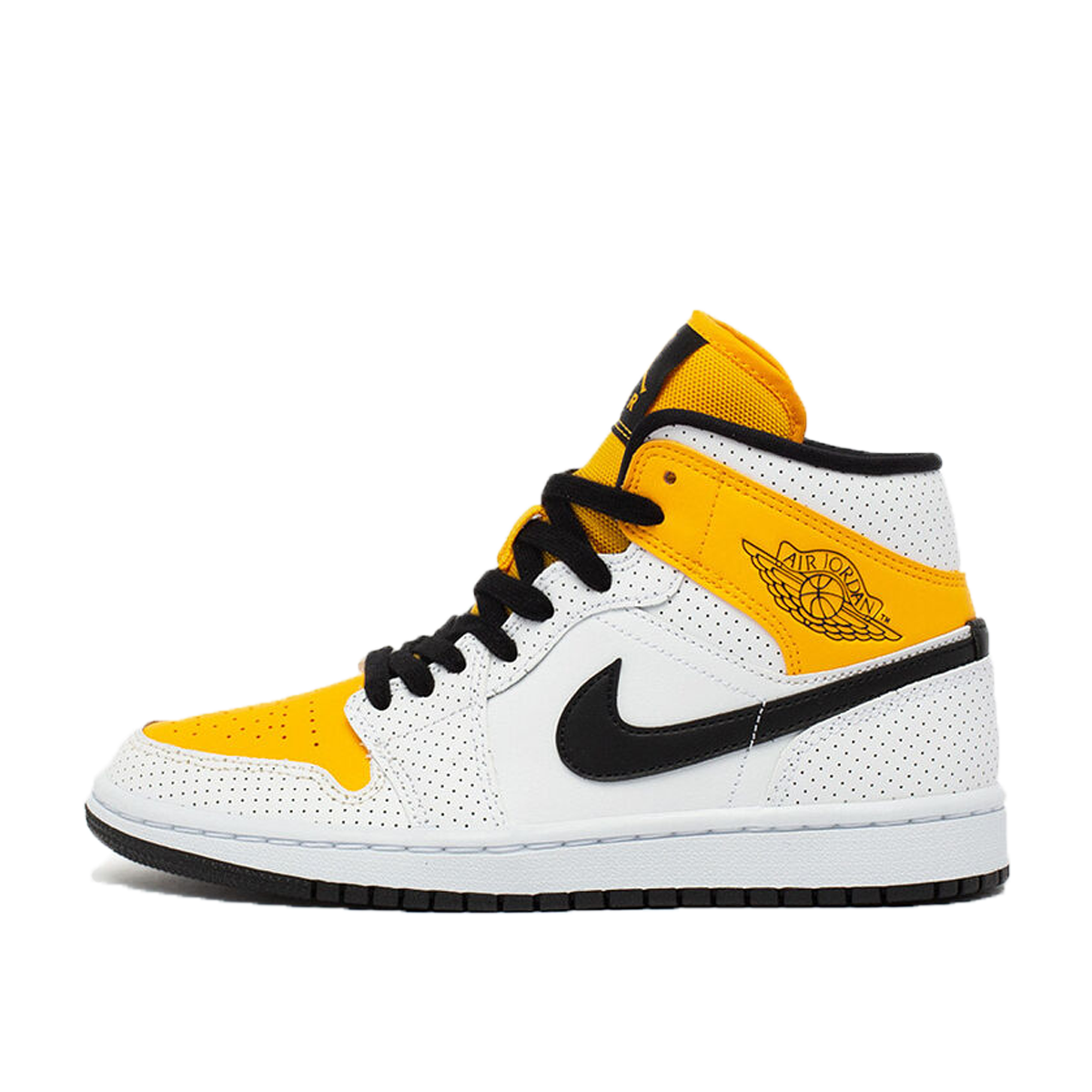 Air Jordan 1 Mid WMNS 'University Gold' (2021) sneaker – authenticated on KLEKT