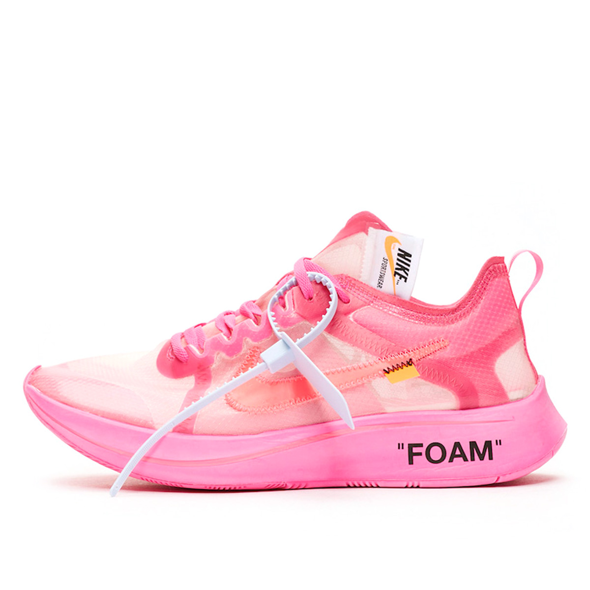 Nike x Off White Zoom Fly SP 'Racer Pink' (2018) sneaker – authenticated on KLEKT