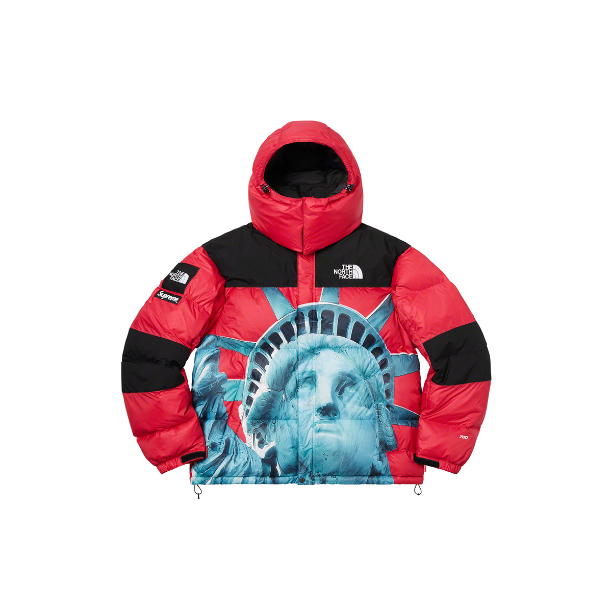 Supreme x The North Face Statue of Liberty TNF Baltoro Jacket Red (FW19) Red sneaker – authenticated on KLEKT