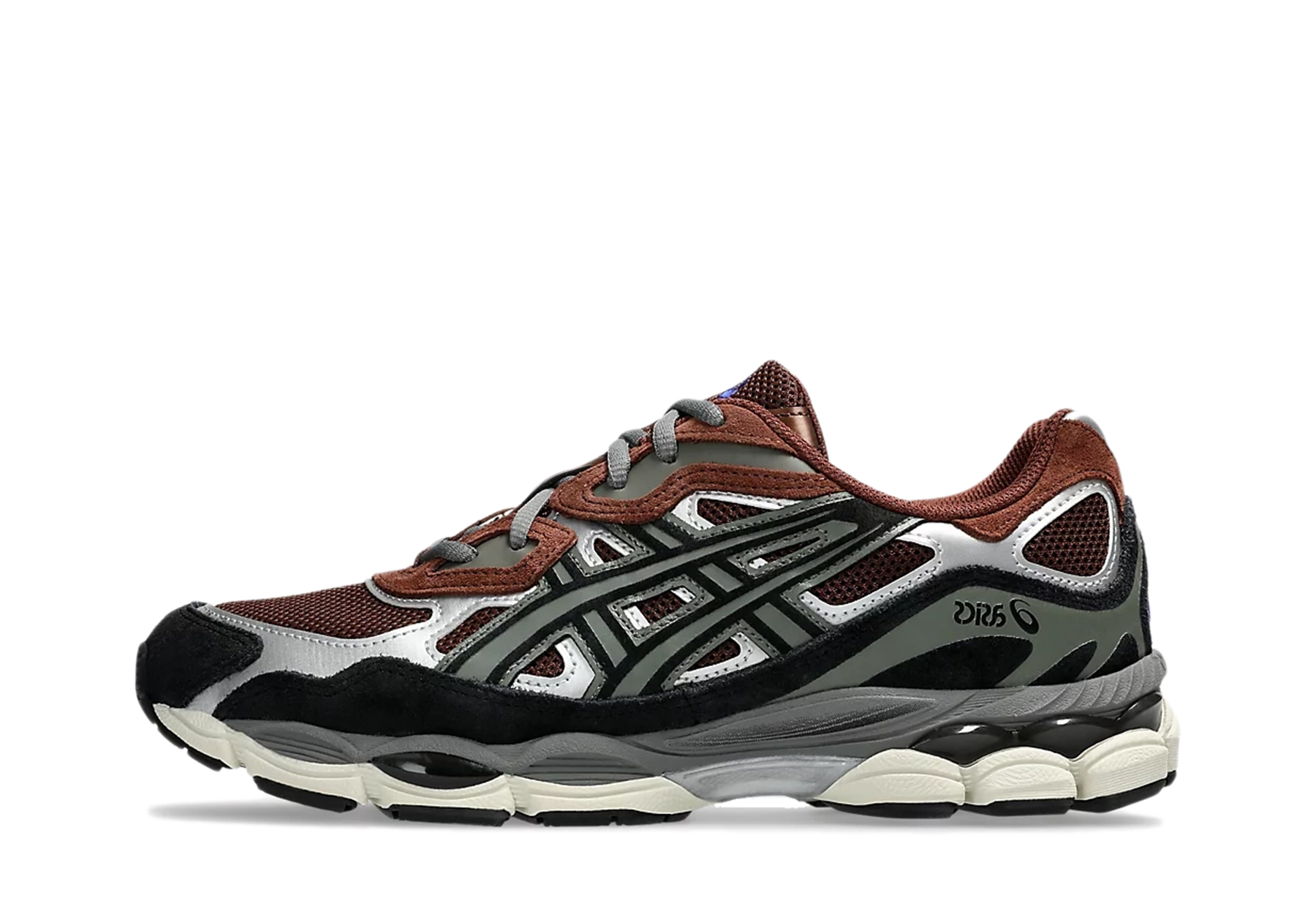 Asics Gel-NYC 'Reddish Brown' (2024) Reddish Brown/Black/Sail/Metallic Silver sneaker – authenticated on KLEKT