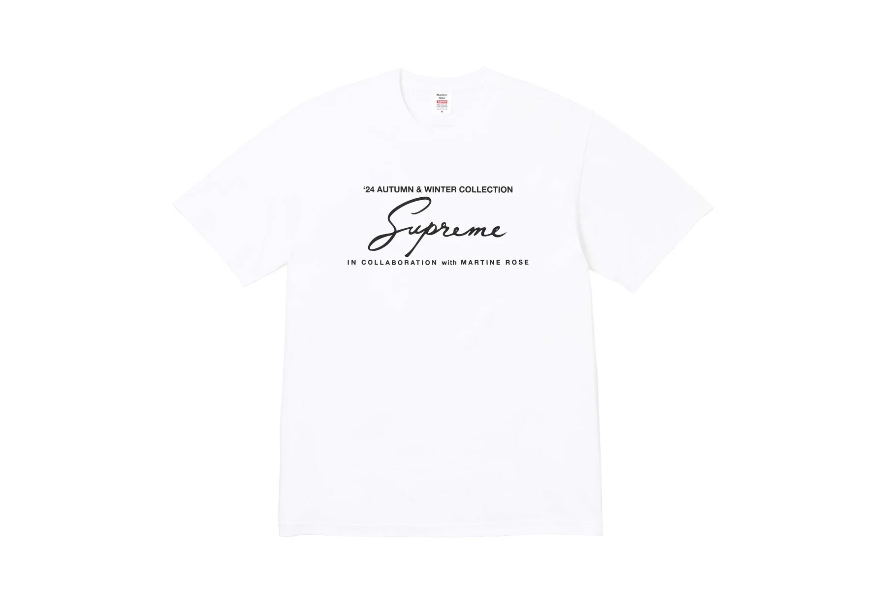 Supreme x Martine Rose Tee 'White' (FW24) WHITE sneaker – authenticated on KLEKT