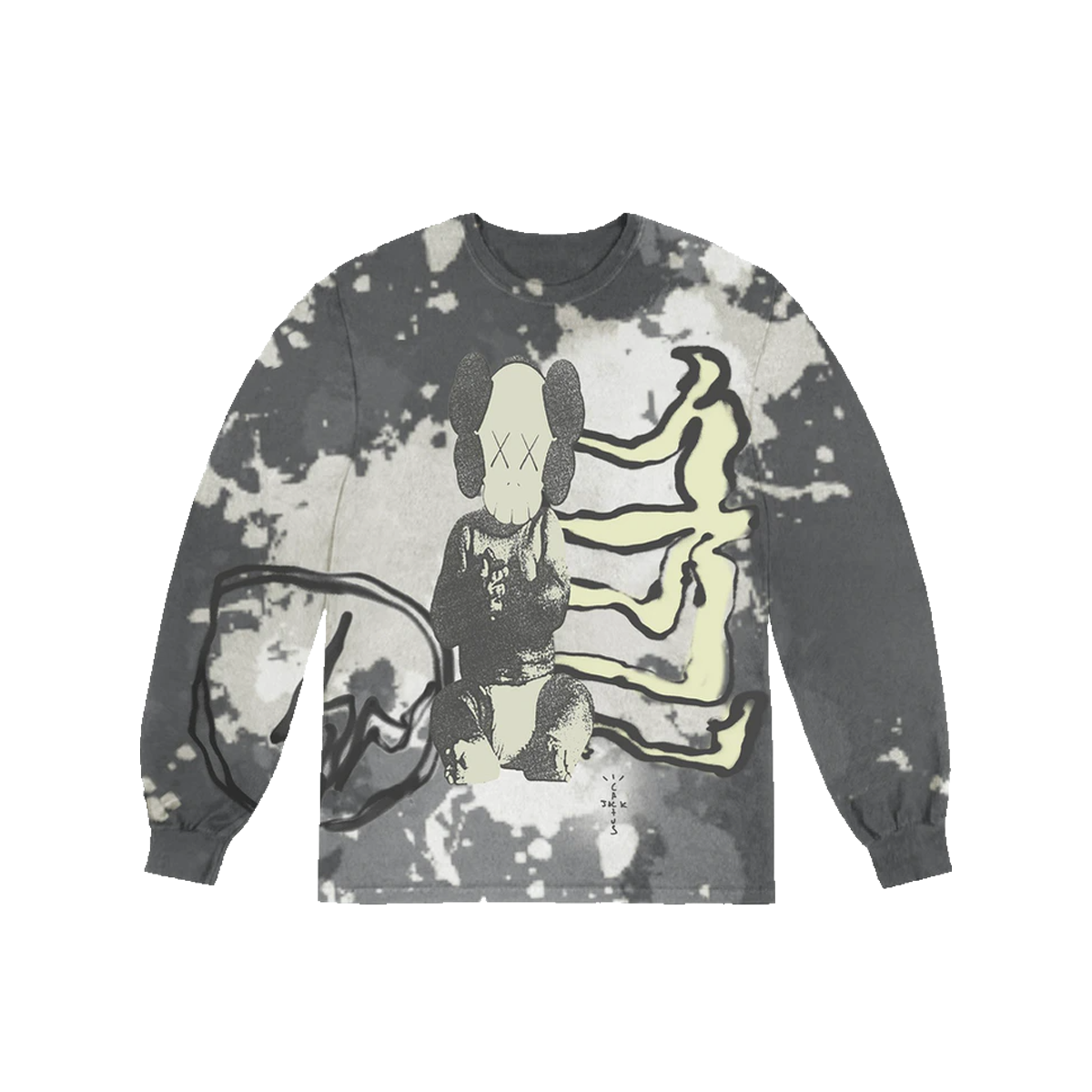 Travis Scott Cactus Jack + Kaws For Fragment L/S Tee Multi Grey (SS21) MULTI GREY sneaker – authenticated on KLEKT