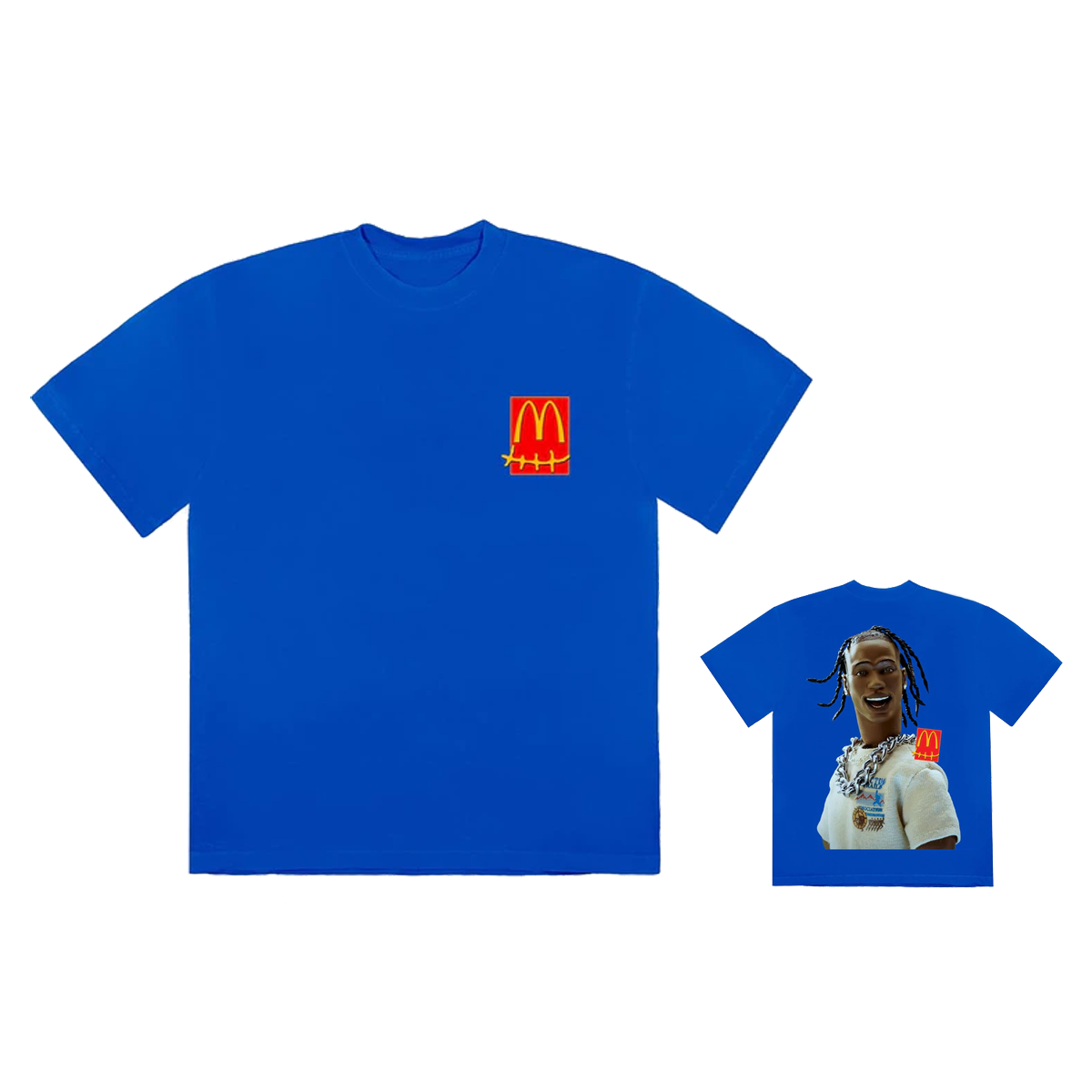 Travis Scott x McDonald's Action Figure Series III T-Shirt Blue (FW20) sneaker – authenticated on KLEKT
