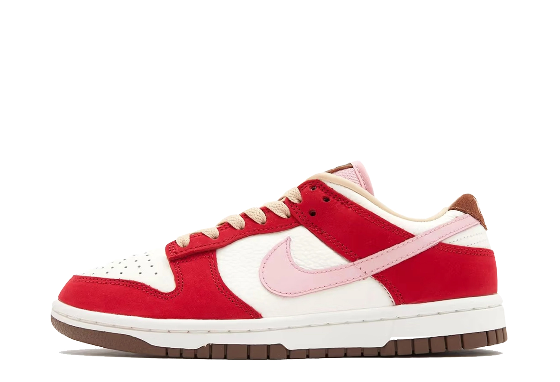 Nike Dunk Low Premium WMNS 'Bacon' (2023) Sport Red/Sheen/Sail/Medium Brown sneaker – authenticated on KLEKT