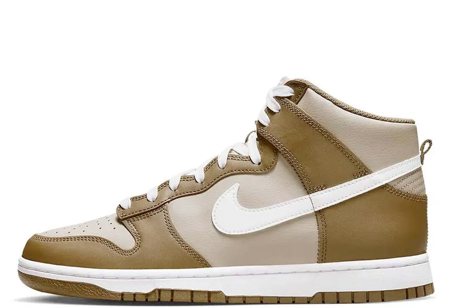 Nike High Mocha (2022) Khaki/White/Rattan sneaker – authenticated on KLEKT