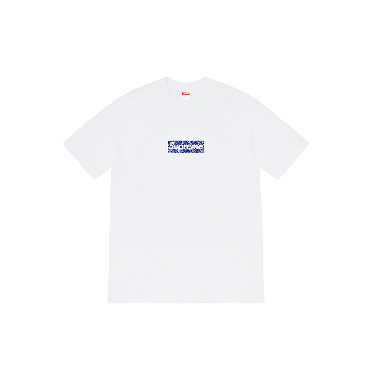 Supreme Bandana Box Logo T-Shirt Tee White (FW19) sneaker – authenticated on KLEKT