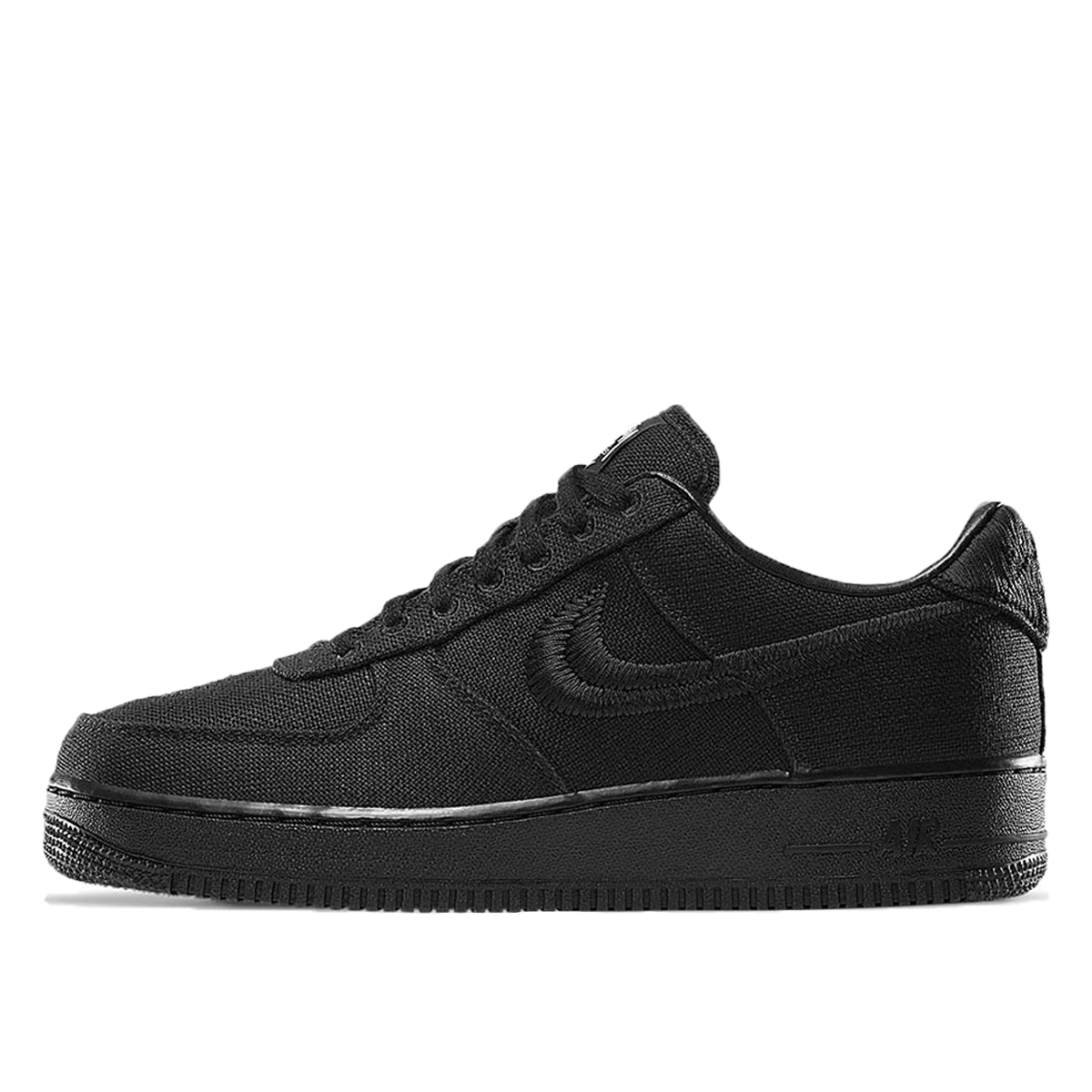 Nike x Stussy Air Force 1 Low 'Black' (2020) sneaker – authenticated on KLEKT