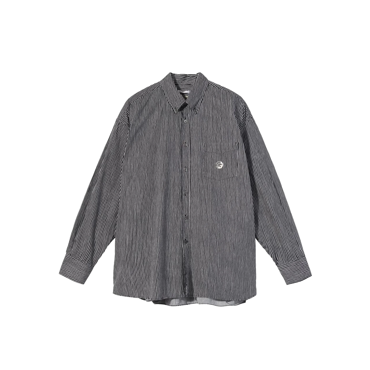 Stussy x Our Legacy Borrowed Bd Shirt Black/White Hand Stripe