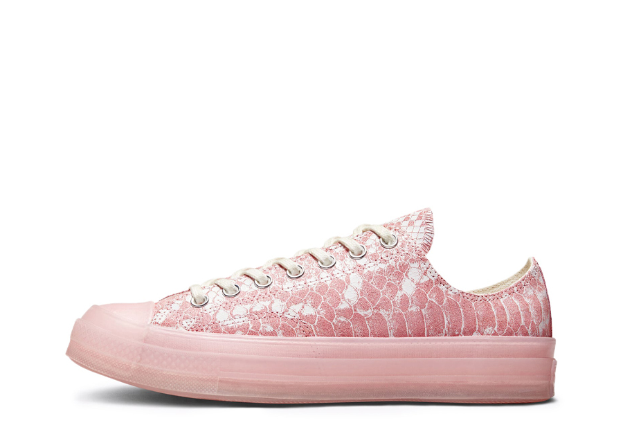 Converse x Tyler The Creator Chuck 70 Low Python Pink Dogwood	(2022) PINK/WHITE sneaker – authenticated on KLEKT