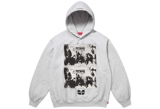 Supreme x Wu-Tang Clan Hooded Sweatshirt 'Ash Grey' (FW25) – authenticated on KLEKT