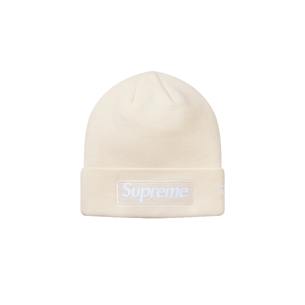 Supreme New Era Box Logo Beanie Natural (FW18) sneaker – authenticated on KLEKT