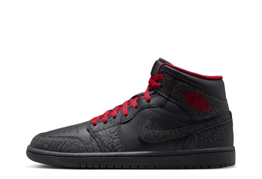 Air Jordan 1 Mid 'Elephant Print Black' (2026)