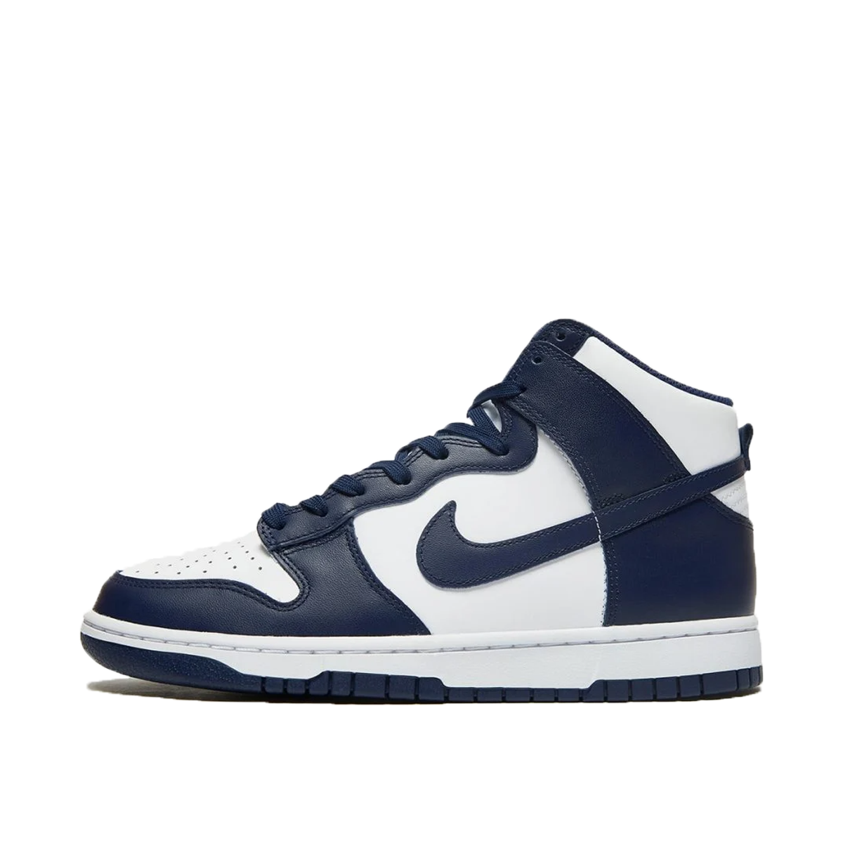 Nike Dunk High GS 'Midnight Navy' (2021) WHITE/MIDNIGHT NAVY/WHITE sneaker – authenticated on KLEKT