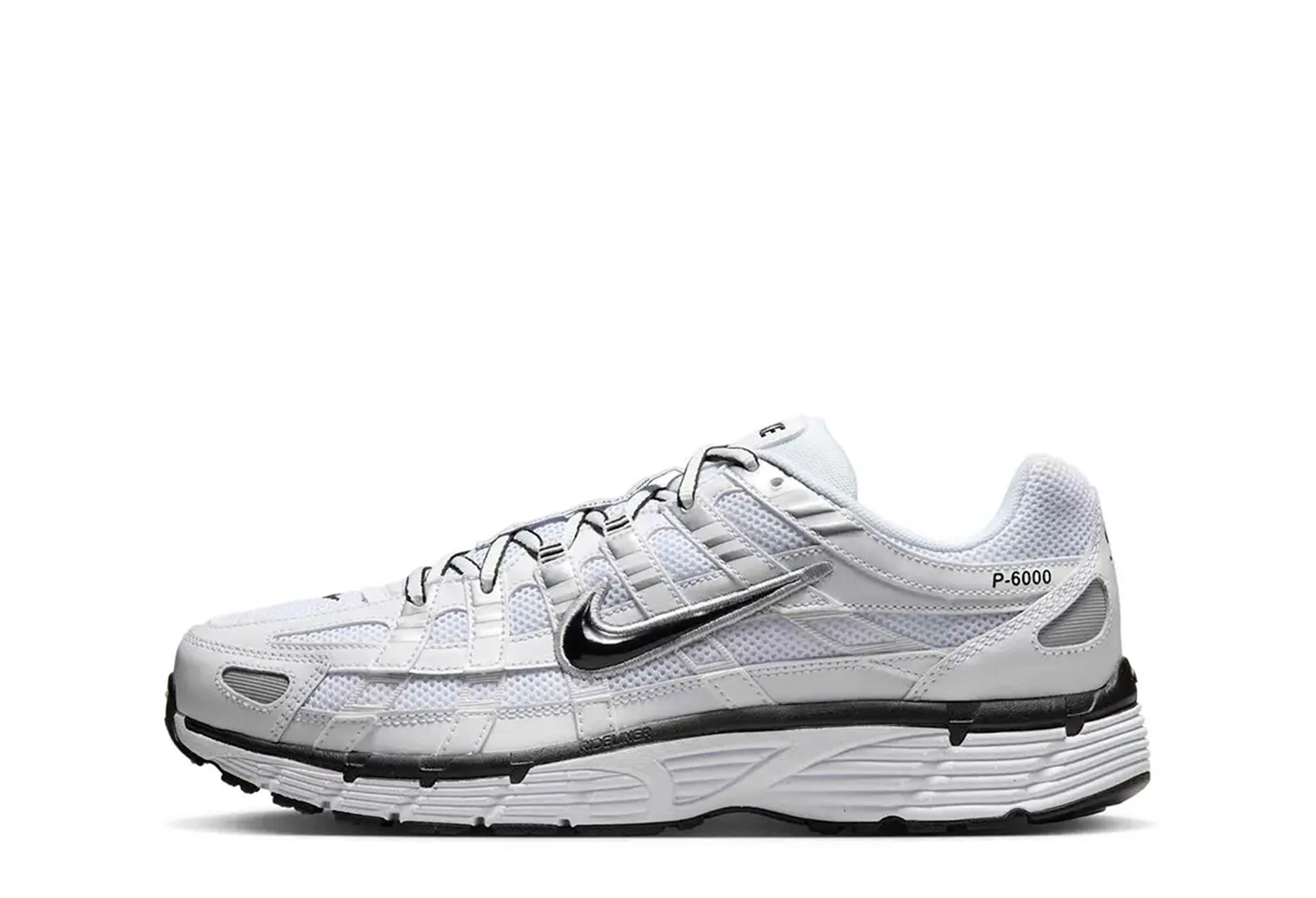 Nike P-6000 'White Metallic Silver Black' (2025) SILVER sneaker – authenticated on KLEKT