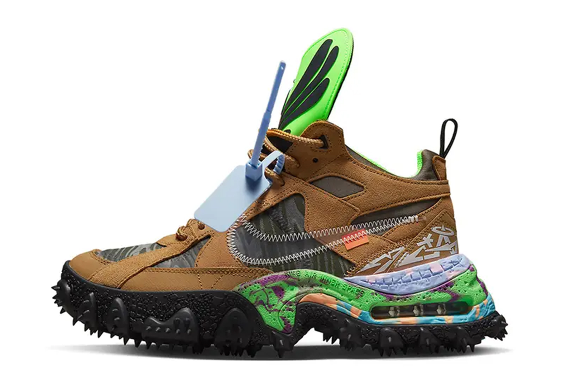 Nike x Off-White Air Terra Forma Wheat (2022) WHEAT sneaker – authenticated on KLEKT