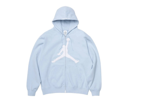 Supreme x Jordan® Zip Up Hooded Sweatshirt 'Light Blue' (2026) – authenticated on KLEKT