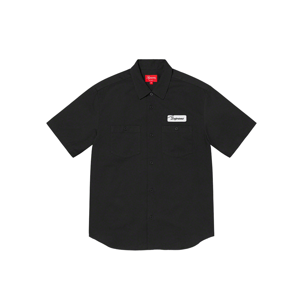 Supreme Dog S/S Work Shirt Black (SS21) BLACK sneaker – authenticated on KLEKT