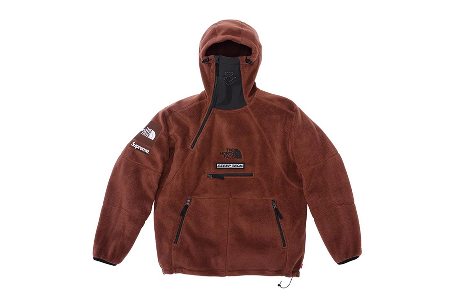 Supreme x The North Face® Steep Tech Fleece Pullover Brown (FW22) BROWN sneaker – authenticated on KLEKT